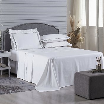 Jogo de Cama Cordelli King 4 Peças – Percal 400 Fios Acetinado 100% Algodão