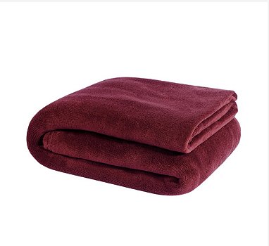 Manta Nevada Casal Juma Enxovais – Coral Fleece 180g | Vinho | 2,40m x 1,80m