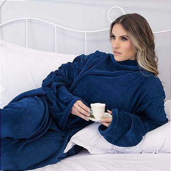 Cobertor com Manga Nevada Juma – Conforto que Abraça Você!