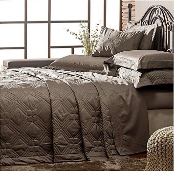 Cobre Leito Riviera King – Percal 400 Fios Acetinado | Luxo, Conforto e Elegância