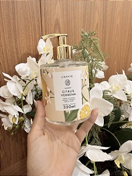 Sabonete Líquido Citrus Verbena 350ml L’Envie – Limão Siciliano, Verbena, Gerânio, Néroli e Musk