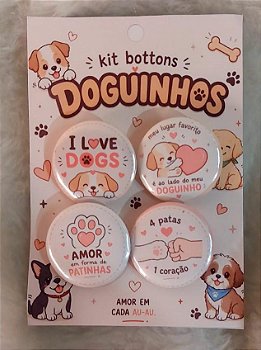 KIT de Bottons de Doguinhos