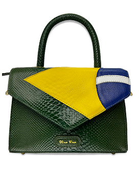 Bolsa Brasil Vereda Tropical Couro Legítimo - Brasilidade que Inspira