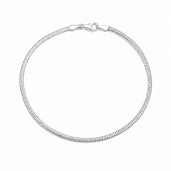 Pulseira Feminina Malha Italiana Prata 925