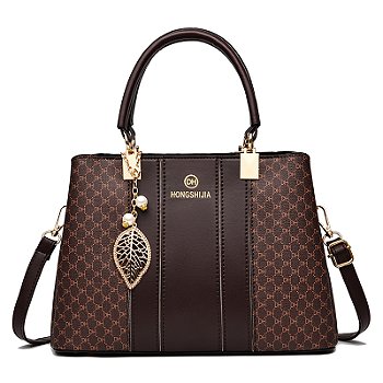 Bolsa feminina elegante de couro de alta qualidade, bolsa tote feminina com alça