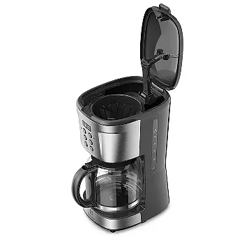 Cafeteira Elétrica Electrolux Digital 38 Xícaras Experience Programável com Timer Cor Inox (ECM30) 220v