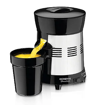 Extrator de Sucos Turbo Premium Mondial Preto/Inox 250W Bivolt - E-10