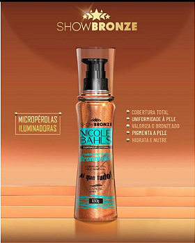 Iluminador Corporal Nicole Bahls Show Bronze 130g