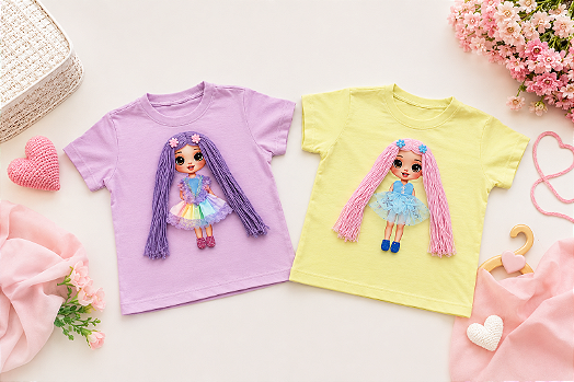 Camiseta Doll 100% Algodão