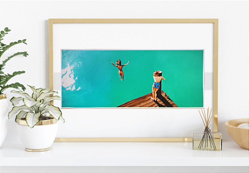 O som do silêncio - Impressão Fine Art