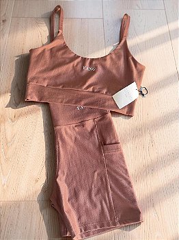 Conjunto Fitness Canelado
