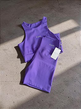 Conjunto Fitness Poliamida Liso