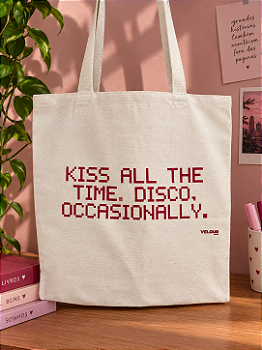 Ecobag Kiss all the time Velour & Co.