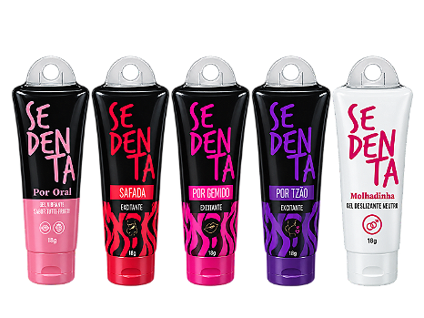 KIT SEDENTA - LUBRIFICANTE - 5 PRODUTOS