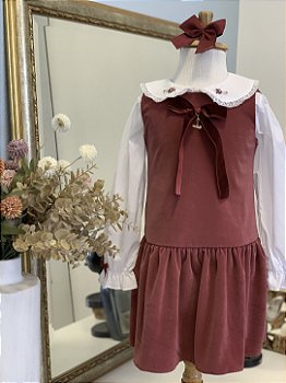Vestido Marsala Roana