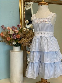 Vestido azul Roana