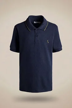 Polo Mini Reserva- Marinho Friso