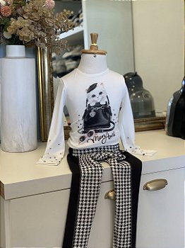Conjunto ML e Calça Preta Infanti