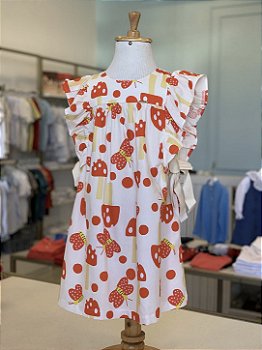 Vestido Babados Cogumelos Antonita