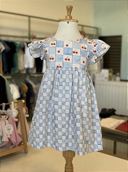 Vestido Baby Vichy Cherry Antonita