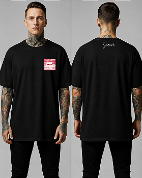 Camiseta Preta Mini Chapéu Zé pilintra