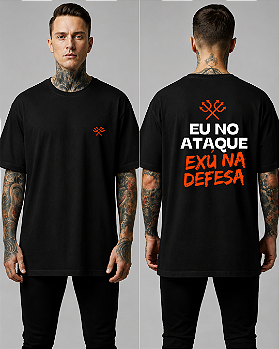 Camiseta Exú no ataque, Eu na defesa