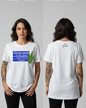 Camiseta Meu Caminho é Ogum