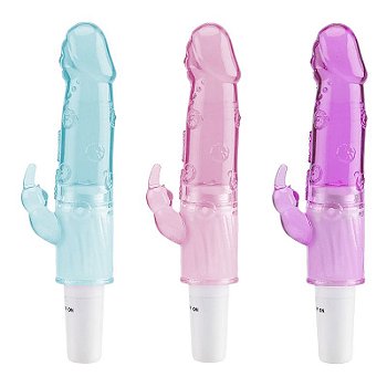 Vibrador de Ponto G Duplo Spot em Jelly 01