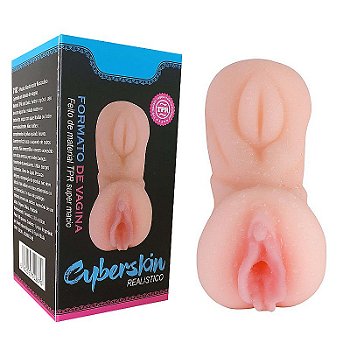 Masturbador Masculino Vagina Realística em Cyberskin TPR Super Macio