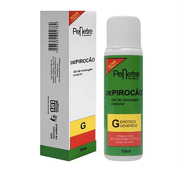 Gel Masculino Prolongador de Ereção Depiroção 15ml Penetre