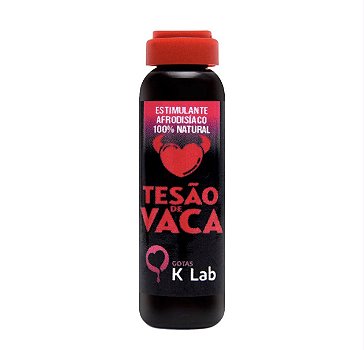 Estimulante Natural Tesão de Vaca em Gotas 20ml K-lab