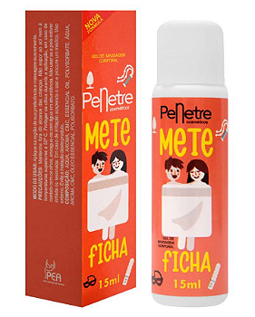 Gel Excitante de Massagem Corporal Mete Ficha 15ml Penetre
