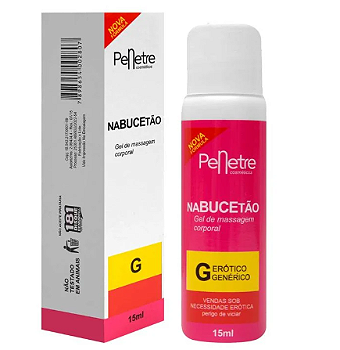 Gel Excitante de Massagem Nabucetão Erótico Genérico 15ml Penetre