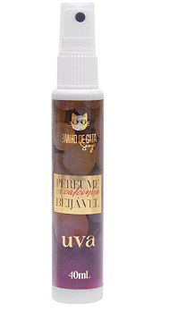 Perfume de Calcinha Beijável Banho de Gata 40ml Sabor Uva