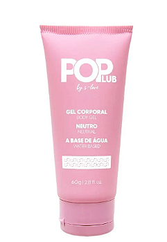 Gel Lubrificante Corporal Neutro Pop Lub 60g Sensual Love