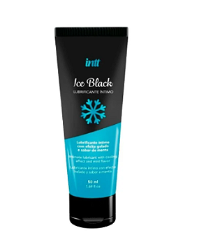 Gel Lubrificante Íntimo Ice Black Menta Refrescante 50ml Intt