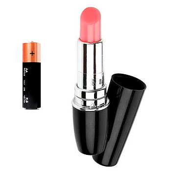 Mini Vibrador Bullet Formato de Batom Discreto a Pilha