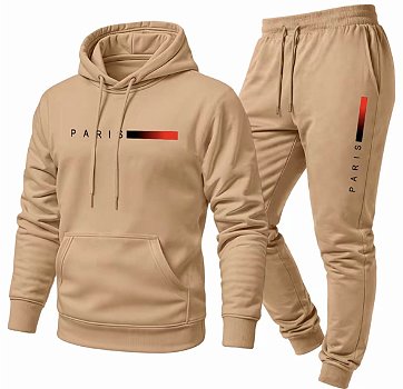 Conjunto Moletom Unissex - Calça e Casaco Estampa Paris Coleção 2026