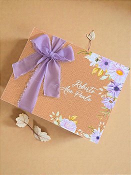 Caixa Lilás Lavanda- Modelo 2