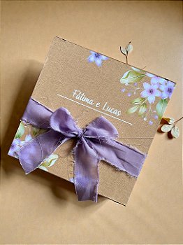 Caixa Lilás Lavanda- Modelo 3