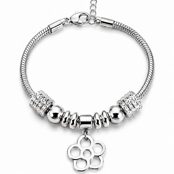 Pulseira Berloque Flor