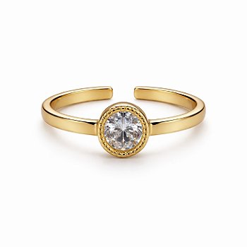 Anel Oval Regulável Banhado Dourado