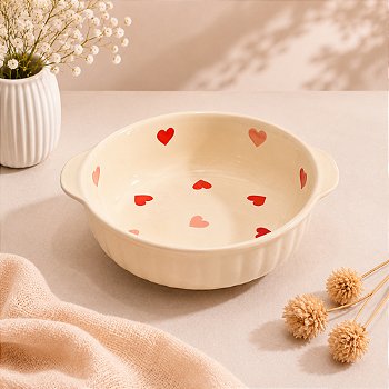 Bowl Laço em Cerâmica Premium para Servir e Assar