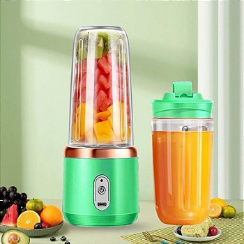 Mini Espremedor Elétrico/ Liquidificador Portátil 400ml 6 Lâminas