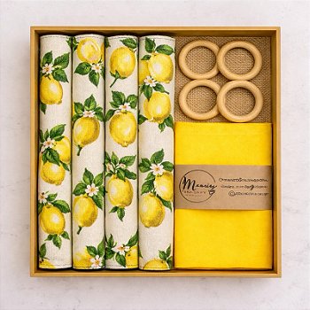 Kit com 4 Lugares Americanos Estampados