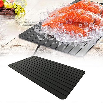 "Placa de Descongelamento Rápido | Ferramenta Eficiente para Carnes e Alimentos | Essencial de Cozinha em Promoção"