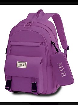 Mochila Feminina Reforçada Escolar Livros 15l Impermeável