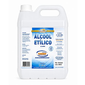 Álcool Líquido 46° Radan 5L