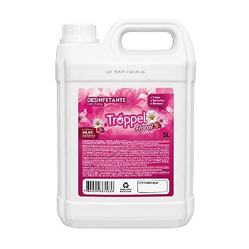 Desinfetante Perfumado Floral Troppel 5L