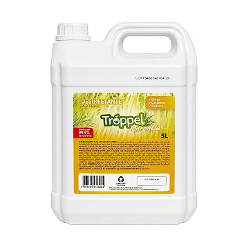 Desinfetante Perfumado Citronela Troppel 5L